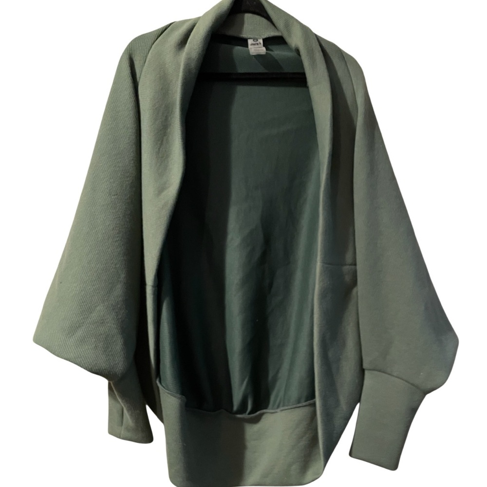 Mono B Small oversized Dolman Sleeve Open Cardigan - SW43